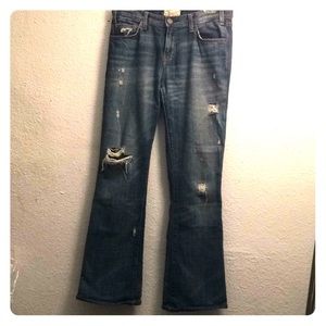 Current Elliott vintage destroyed jeans size 27